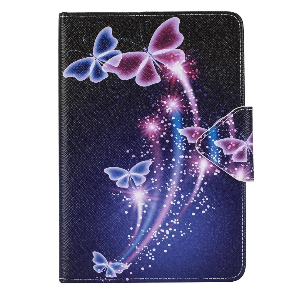 Милый мультфильм бабочка цветок кошка Стенд Флип кожаный Fundas чехол для Samsung Galaxy Tab S2 8." T710 sm-t715 T715 планшеты крышка