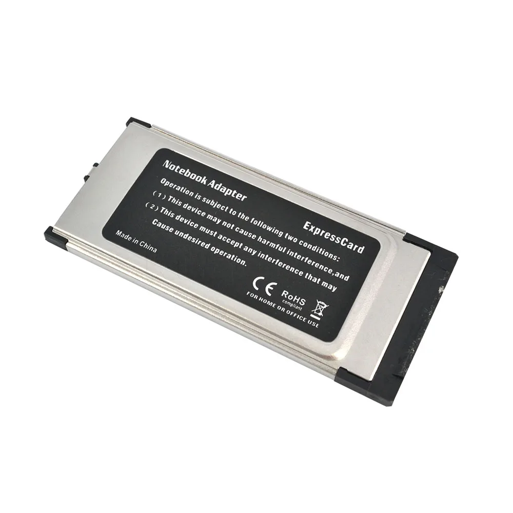 Высокоскоростной адаптер kebidumei Express Card Expresscard к USB 3 0 2 порта 34 мм конвертер 5 Гбит/с