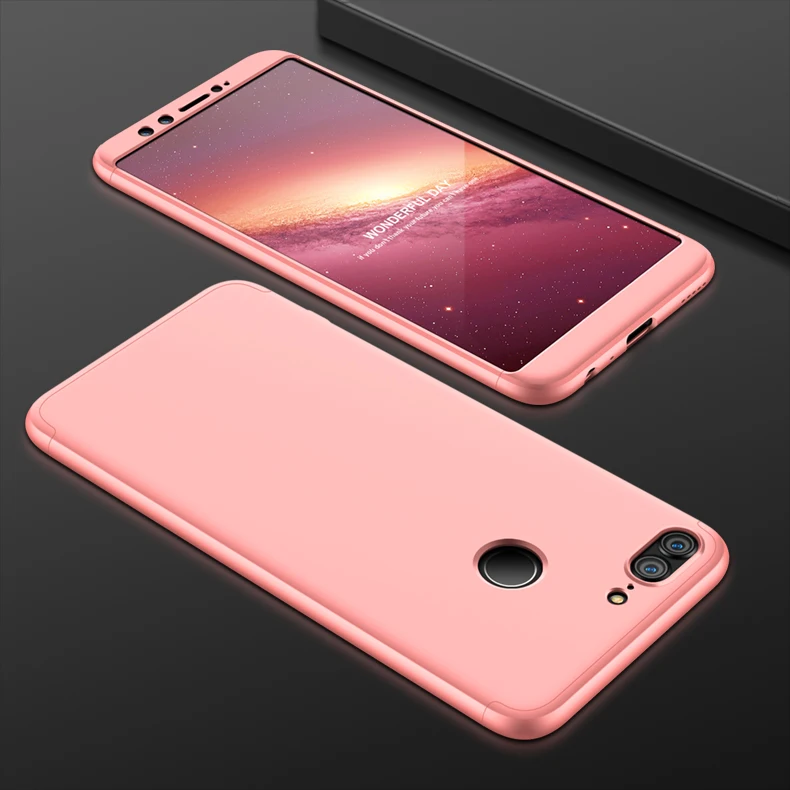 Чехол GKK для Huawei Honor 9 8 10 lite, чехол 360, полная защита для Huawei Honor Play 7A Pro y6 Prime, чехол для телефона
