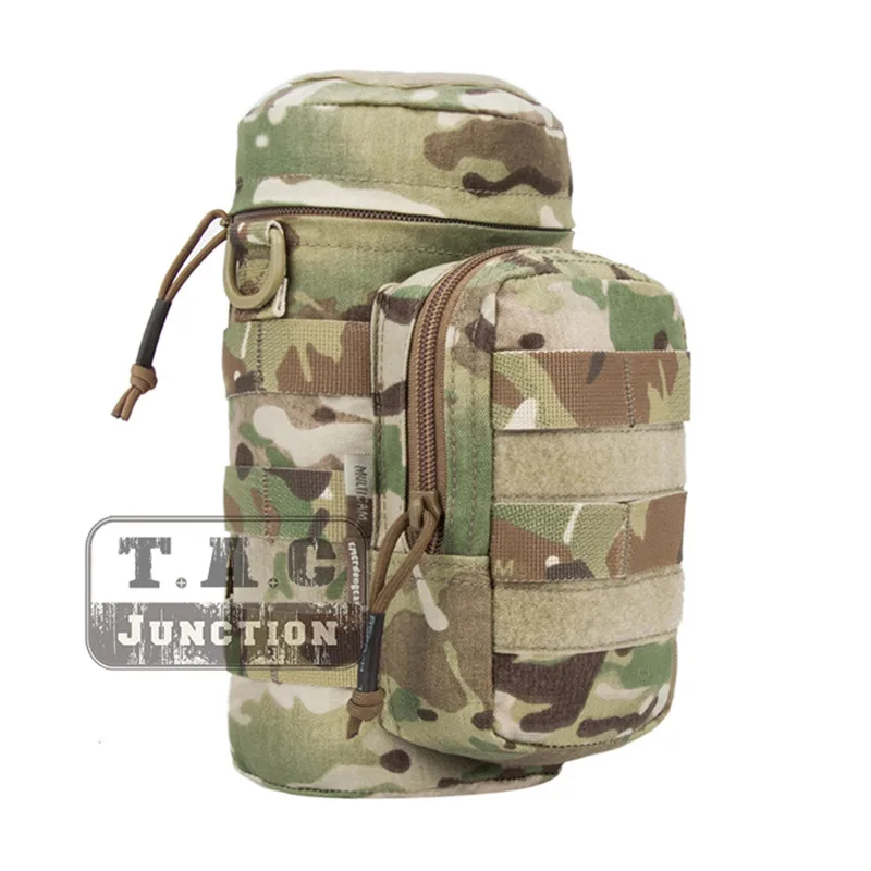 Emerson тактический MOLLE H2O гидратация бутылки воды перевозчик Карманный чайник утилита мешок EmersonGear воды сумка поясные сумки на плечо