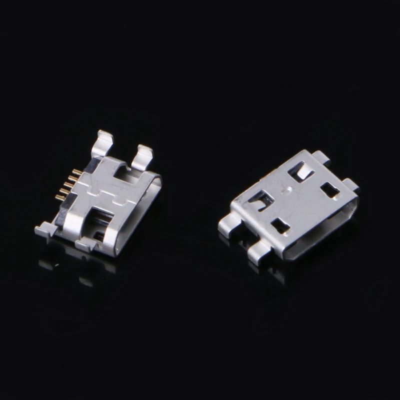 10 шт. Тип B Micro USB 5-контактный разъем для зарядного устройства Разъем разъема