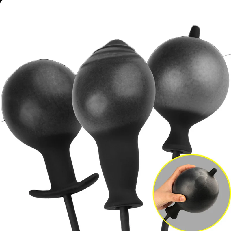 Inflatable Anal Plug Expandable Butt Anus Enlarge Prostate Massager Climax Dildo Masturbation Erotic Sex Toys For Men Women | Красота и