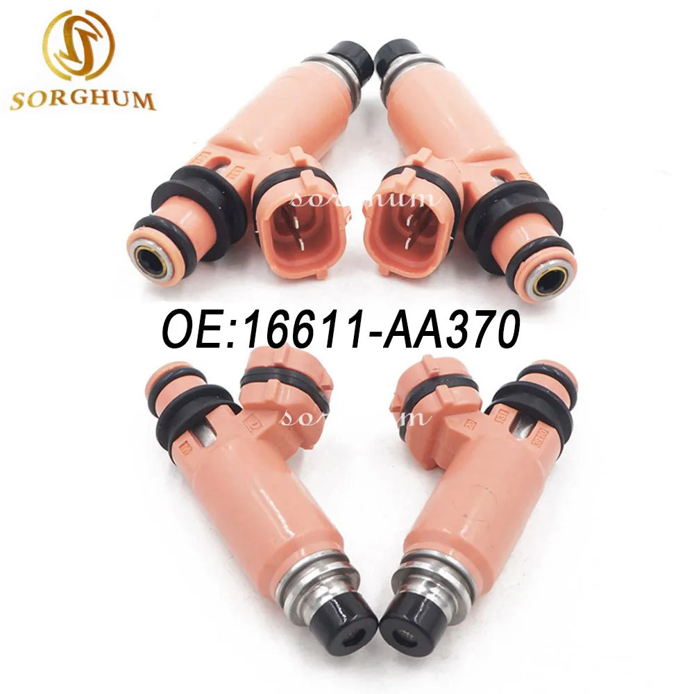Розовый топливный инжектор для Subaru STI WRX Forester Impreza 195500 л 3910 16611-AA370 16611AA370