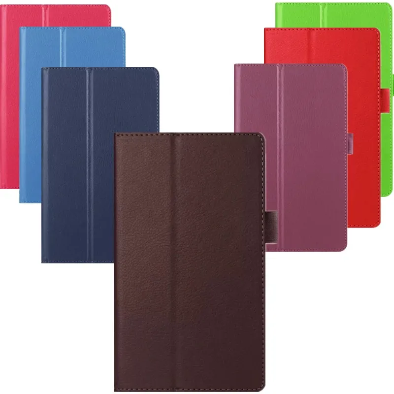 Роскошный чехол книжка из искусственной кожи с узором Личи для Huawei Media Pad M2 801W 8 0