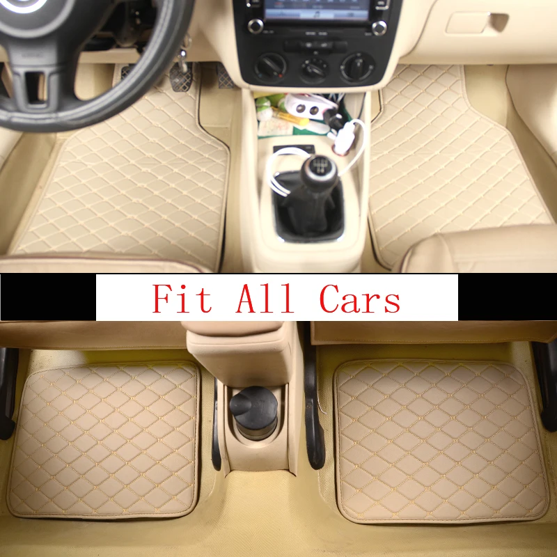 Универсальные автомобильные коврики кожа Водонепроницаемый ковры для BMW 3 5 7