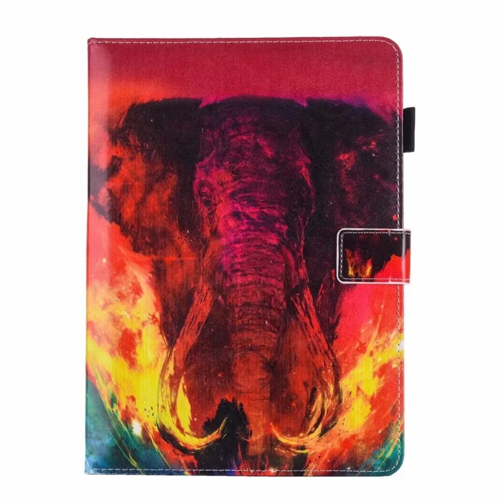 Модный раскрашенный флип-чехол из искусственной кожи для Samsung Galaxy Tab A 8 0 T350 T351 T355