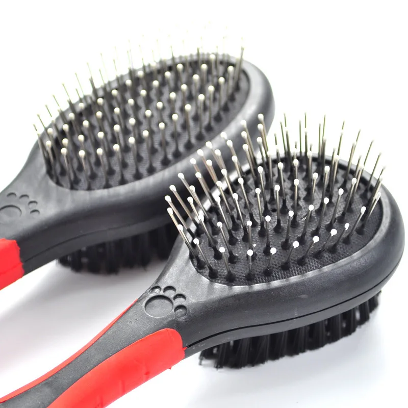 Pet Hair Dog Brush Comb For Grooming Cleaning Massage Supply Removal | Дом и сад
