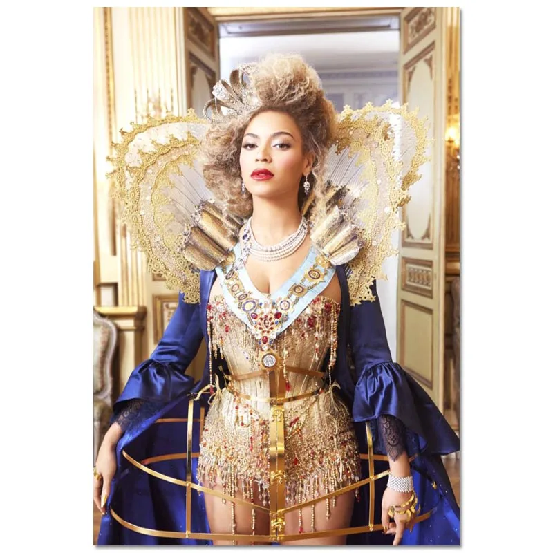 На заказ Beyonce плакат Холст плакат 30X45 см, 40X60 см художественная отделочная ткань для дома ткань настенный плакат печать шелковая ткань