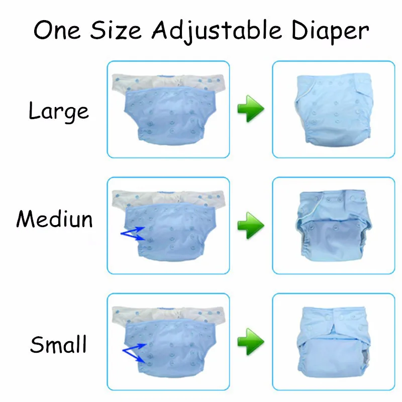 

[simfamily]Diaper new baby cloth diapers porket adjustable boy girl newborn washable waterproof reusable nappies