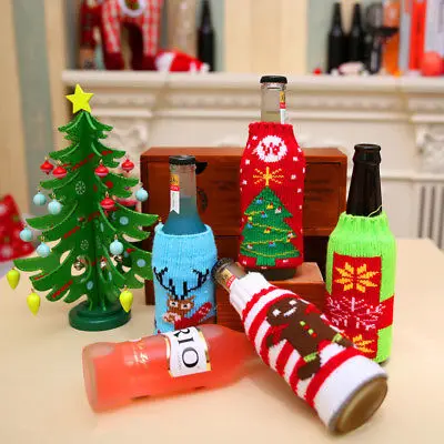 Рождественские подарки Jingle Bell декоративная крышка для винной бутылки