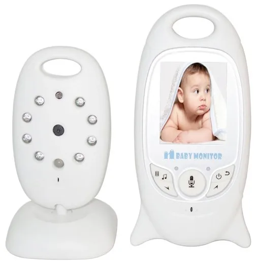 

New Style wireless digital video baby monitor kit - talking ,night vision,remote control ,temperature monitoring function