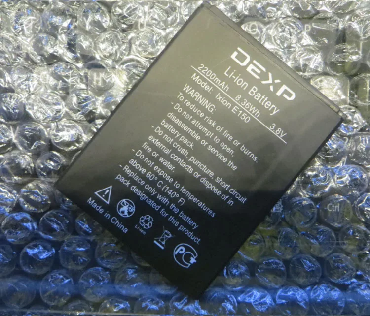 Для DEXP IXION E150 SOUL 2200mAh Мобильный телефон литий-ионный аккумулятор замена |