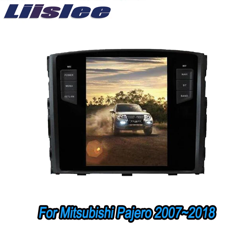 Liislee 2 din Android For Mitsubishi Pajero 2007~ Big Screen Car Multimedia Player GPS Navigation Radio Bluetooth Carplay