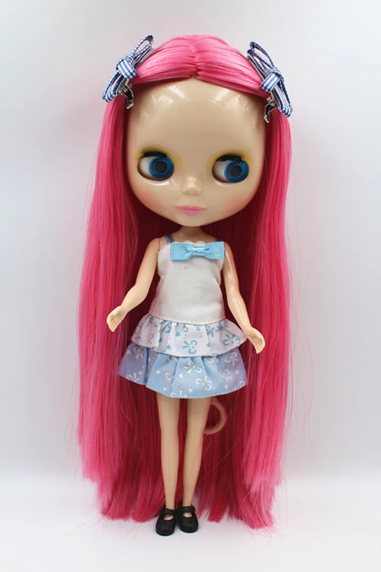 Blygirl Blyth doll Pink straight hair NO.30BL580 ordinary body 7 joints normal skin | Игрушки и хобби