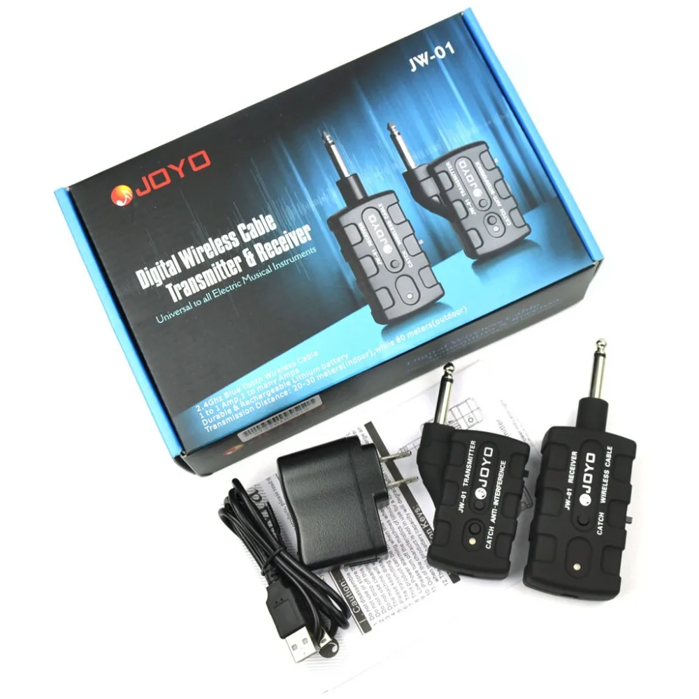 JOYO JW 01 цифровой беспроводной гитарный инструмент передатчик приемник|digital wireless