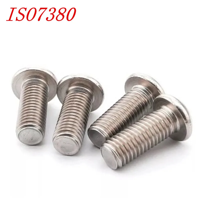 1000 шт. m2 m2.5 m3 M4* L iso7380 A2-70 из нержавеющей стали Шестигранная головка