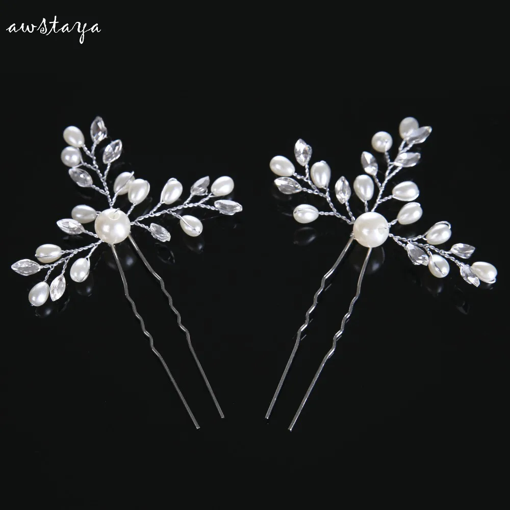 2 шт. Серебряная вилка для волос ручной работы ювелирные изделия невесты гребень