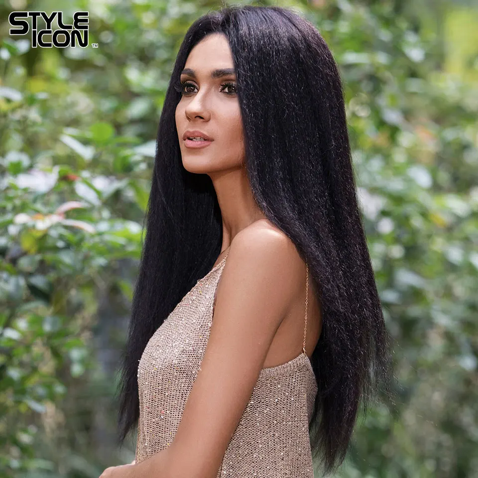 Прямые волосы Styleicon Yaki пряди с застежкой 100% малайзийские прямые человеческие со