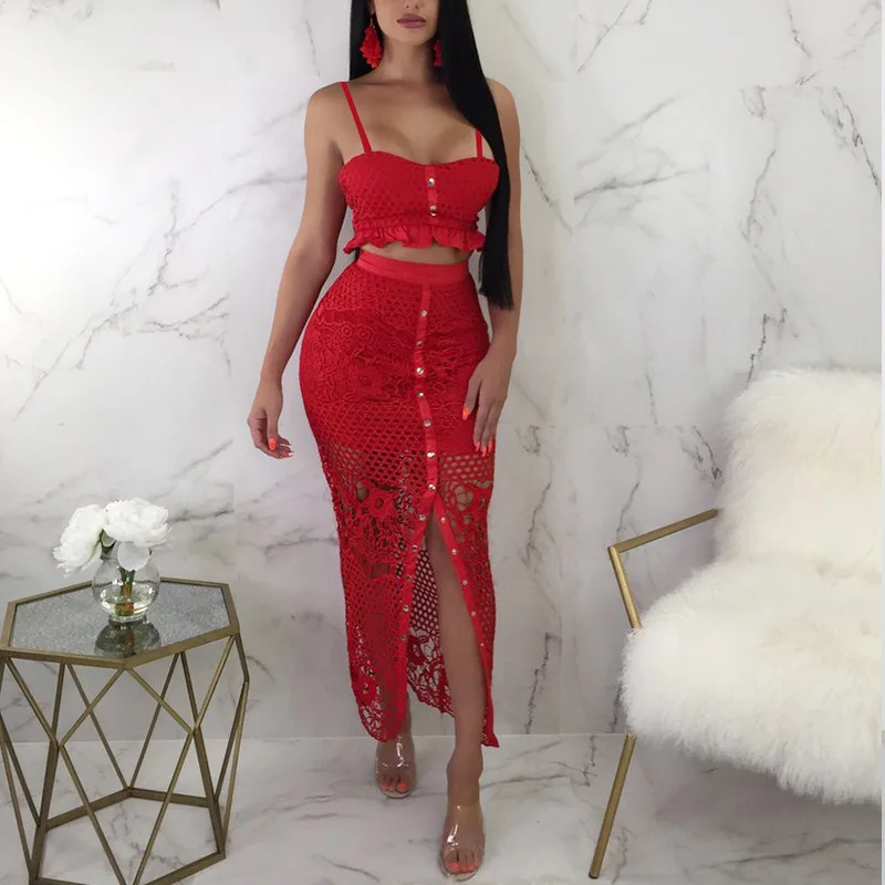 Открытое сексуальное желтое длинное платье женское кружевное с рюшами на