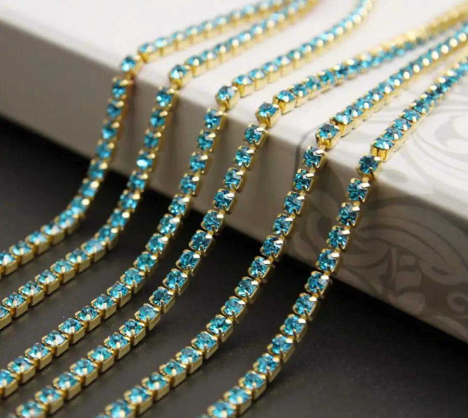 Цепочка с кристаллами в форме когтей 10 ярдов|rhinestone chain|crystal rhinestone chainrhinestone crystal chain |