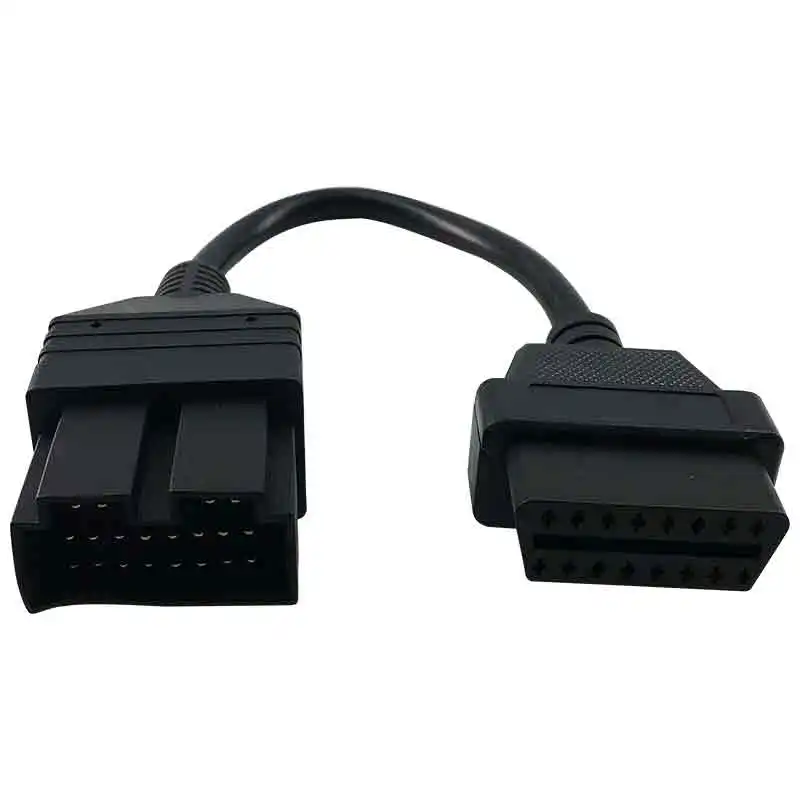 Высокое качество для KIA 20Pin мужской to OBD 2 OBDII 16 Pin 16Pin Женский адаптер