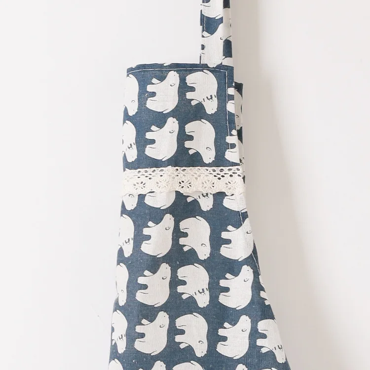 1 шт. хлопковое белье Кружевной декор фартук для женщин и взрослых нагрудники