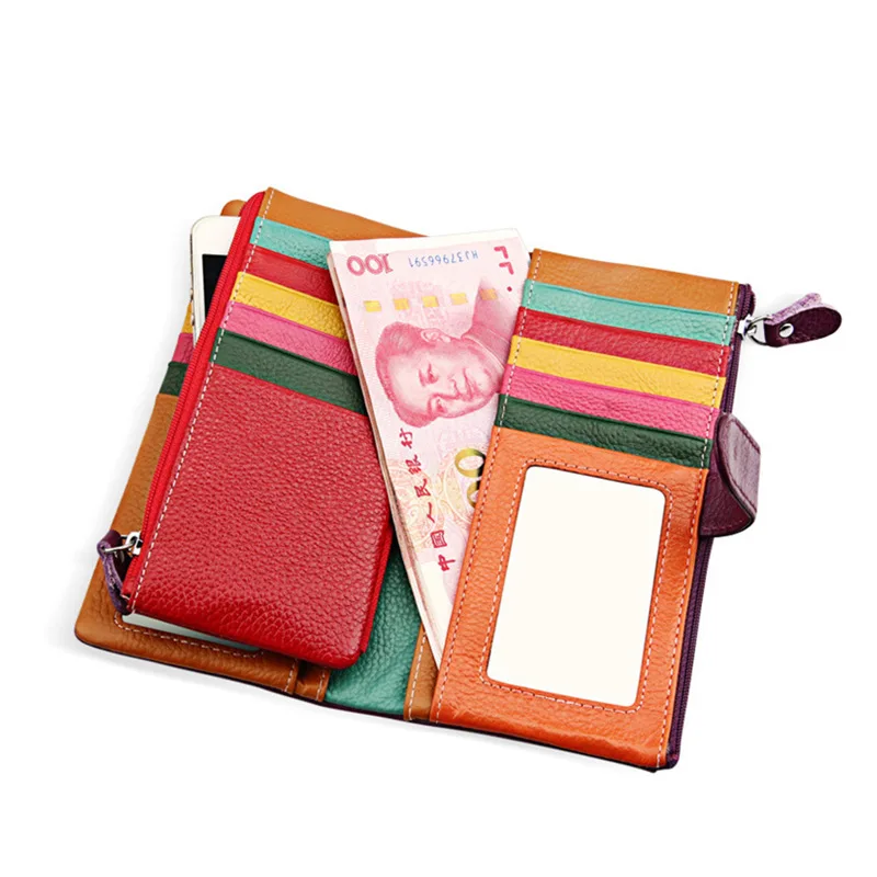 Женские кошельки дизайнерский высококачественный кошелек из натуральной кожи