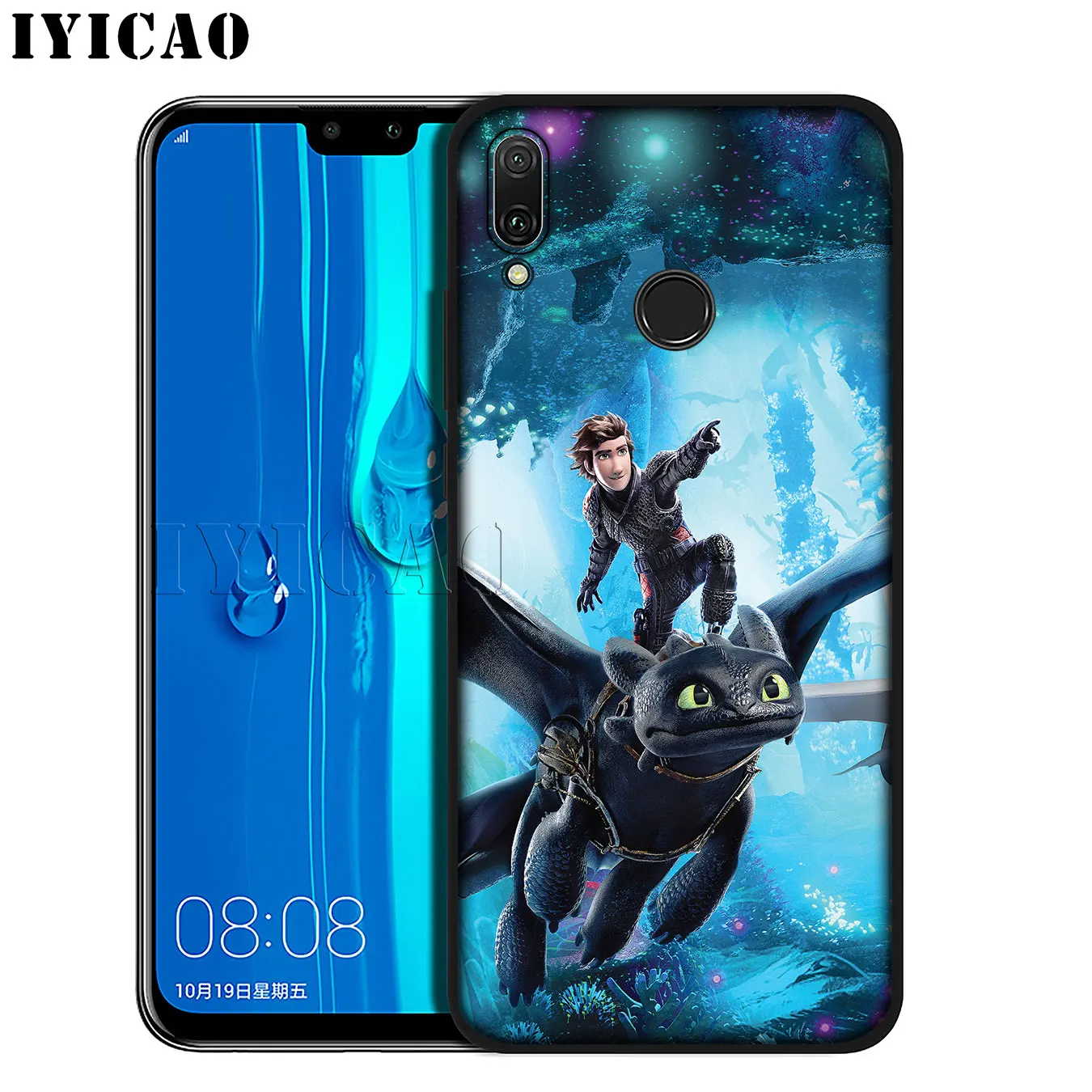 IYICAO Toothless How to Train Your Dragon Soft Phone Case for Huawei Mate 30 20 10 Pro Nova 5I 5T 5 4 4E 3i 3 2i Lite Smart |