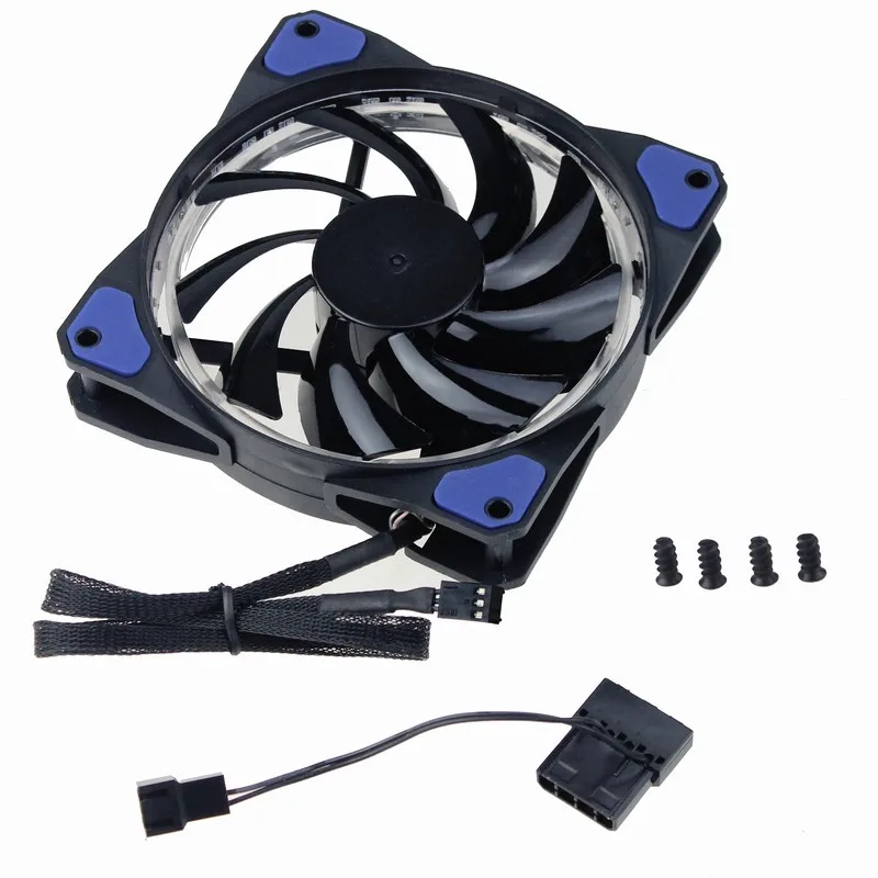 2 шт. светодиодные лампы для чехла компьютера 120x120x25 мм|case cooling fan|fan dccooling fan |