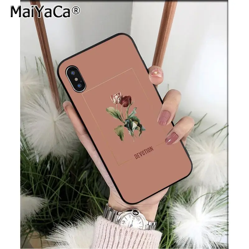 MaiYaCa художественный эстетический романтичный мягкий чехол для iPhone 8 7 6 6S Plus X XS MAX 5