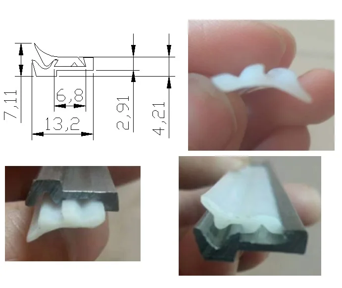 Направляющие стеклоочистители с ЧПУ рама + полиуретановая резина (3x10)|Станок| |