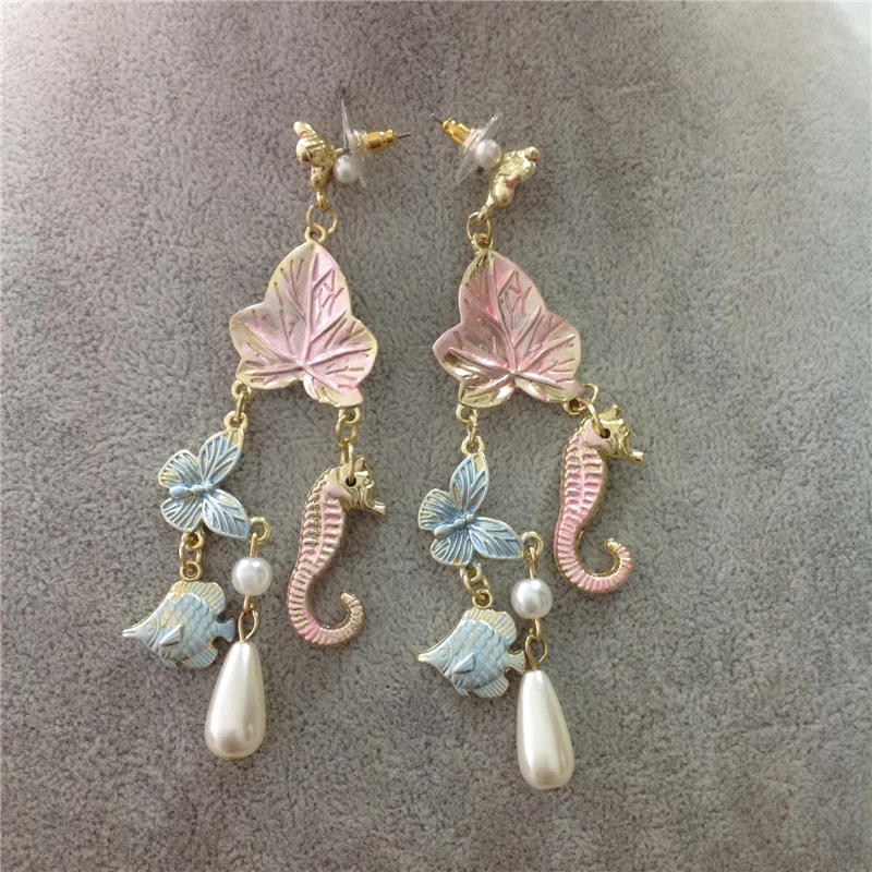 Fashion Earrings 2014 Festa Maxi Brincos Shell Grandes Foreign Trade Tail Single For Women Free Shipping | Украшения и аксессуары