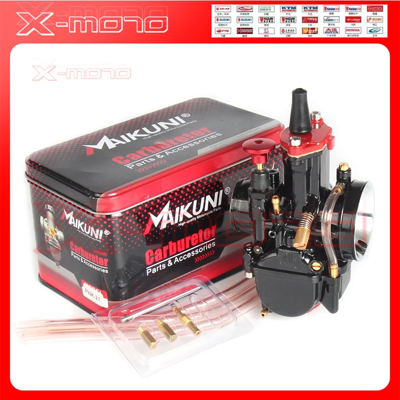 Карбюратор PWK 21 24 26 28 30 32 34 мм универсальный черный карбюратор Mikuni Maikuni запчасти