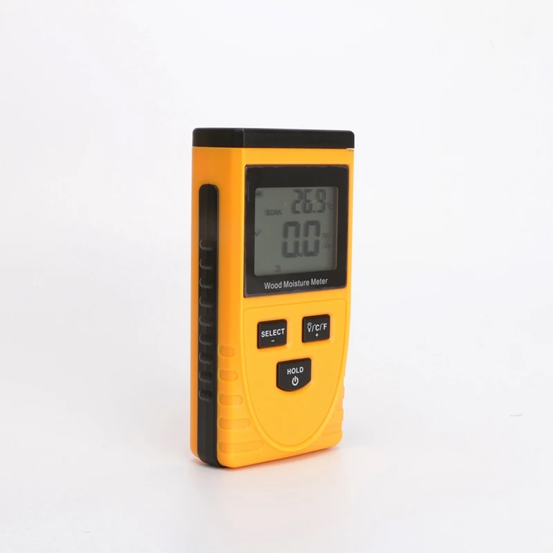 Цифровой индукционный измеритель влажности древесины 0-50% тестер 0-50 °C термометр