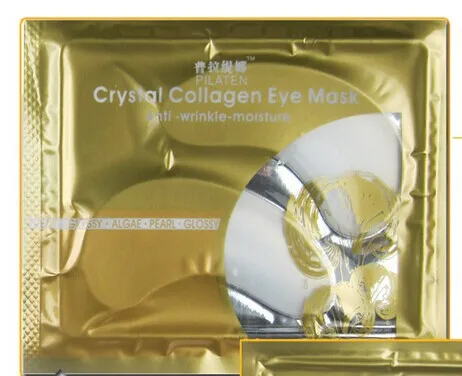 Подлинная маска для глаз наклейки пула тина кристалл коллагеновая укрепляющий