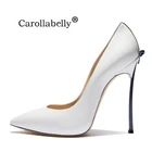 8 см; 10 см; 12 см Высокое качество 2019 женские туфли; Новинка; Изящные женские туфли на высоком тонком каблуке, украшенная бантом; Женская, на свадьбу, для выхода в свет Туфли-лодочки вечерние туфли