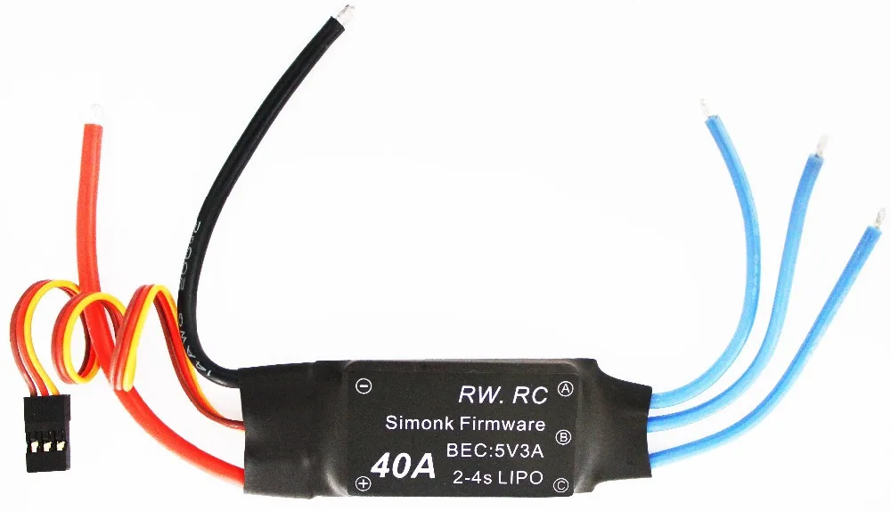 Высокое качество 2 4S 40AMP 40A SimonK прошивка бесщеточный ESC w/BEC Quad Multi APM NAZA|brushless esc|esc 40aesc