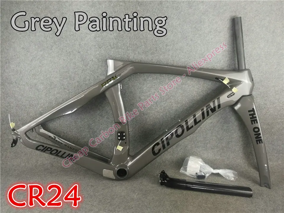 3K CR24 T1000 3 K/UD/1 K MCipollini RB1K одна карбоновая дорожная рама Cipollini с XXS/XS/S/M/L/XL матовая/глянцевая 24 цвета на выбор - Цвет: 3K CR24