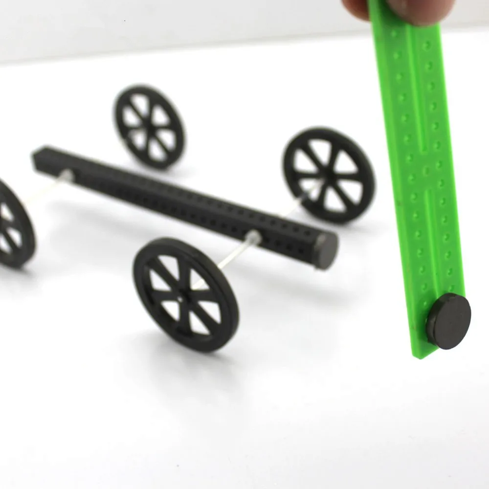 Магнитные автомобили эксперименты DIY маленькая технология производства научные