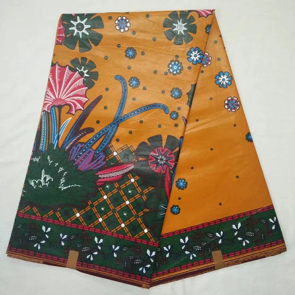 

New Ankara cotton fabrics Batik African wax fabric print 100% Cotton wax Java block prints fabric NAR-462