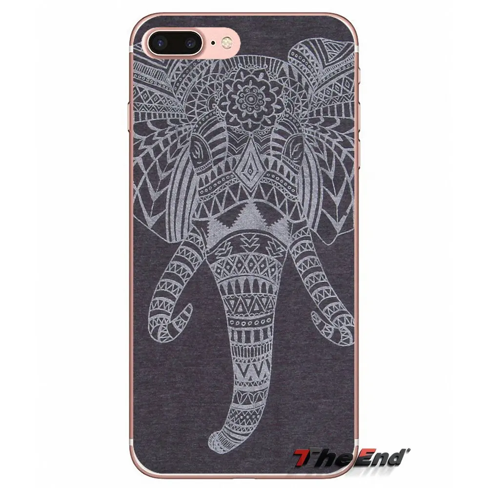 images 7 Тотем "Слон" Ацтек индиец цветок чехол для iPhone X 4 4S 5 5S 5C SE 6 6S 7 8 плюс samsung Galaxy J1 J3 J5 J7 A3 A5 - Цвет: images 7