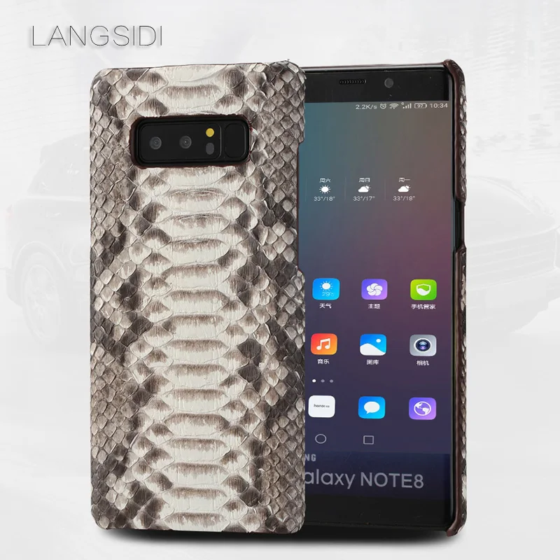 Чехол LANGSIDI для Samsung Galaxy C5 роскошный чехол ручной работы из натуральной кожи
