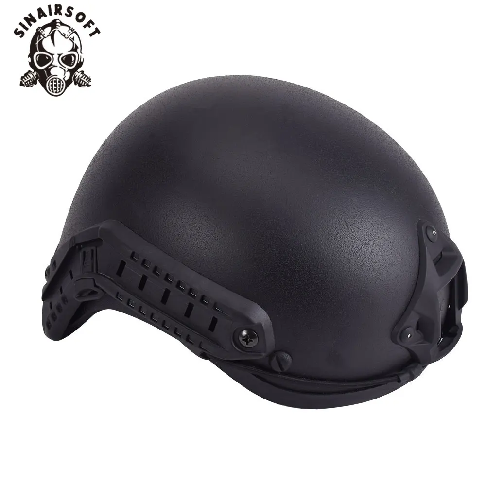 Tactical Military Army Airsoft Protection FAST MH Helmet Combat With ABS Sport Outdoor Hunting Protective Black | Спорт и