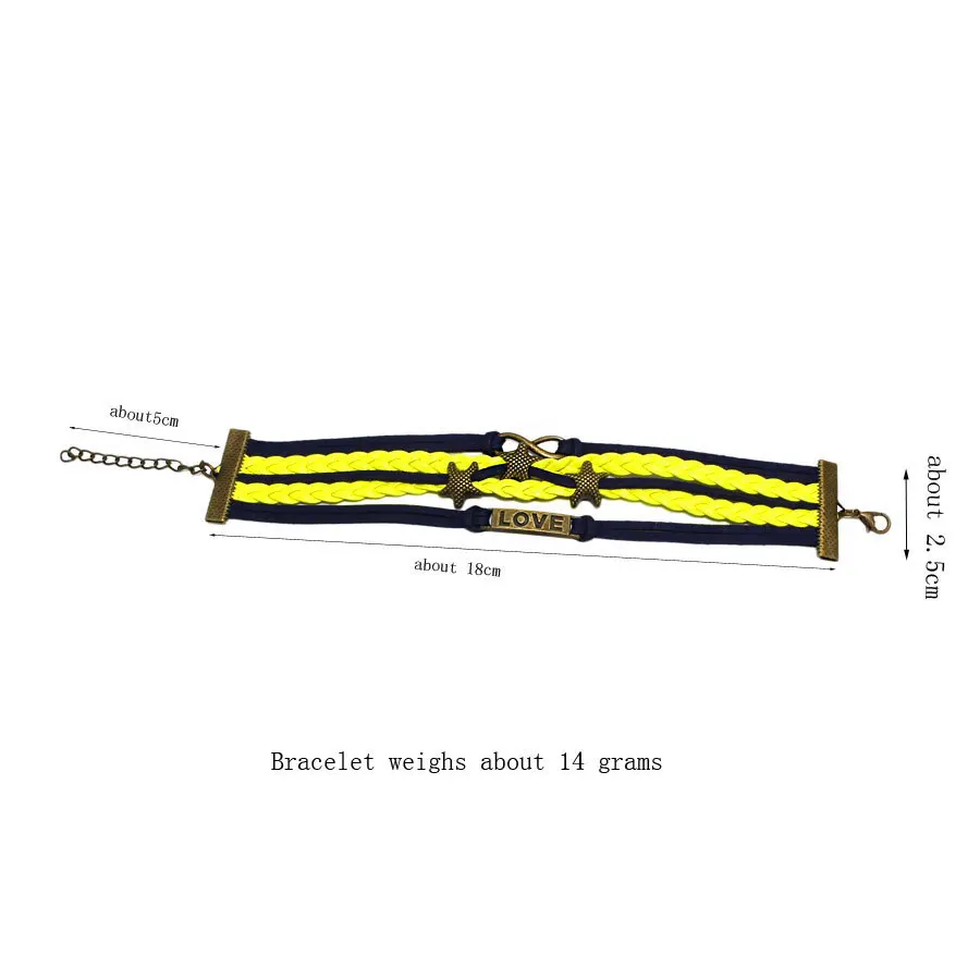 Wbo496 Горячее предложение стильные высококачественные плетеные кожаные бронзовые