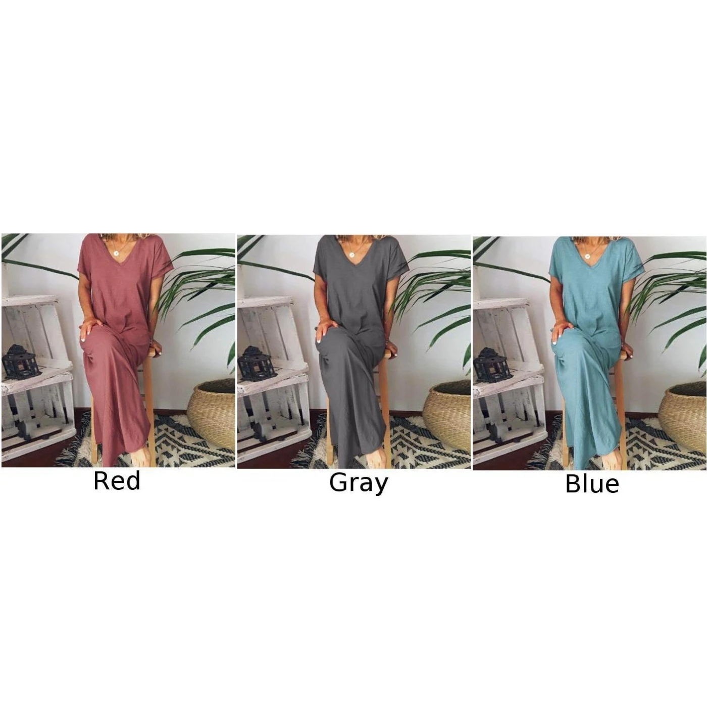 Женское сексуальное платье с v-образным вырезом высокой талией приталенное