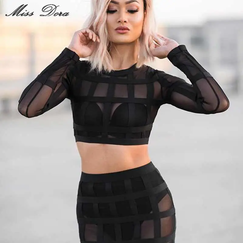 Высокое качество! Женское Бандажное платье белое черное телесное Сетчатое с