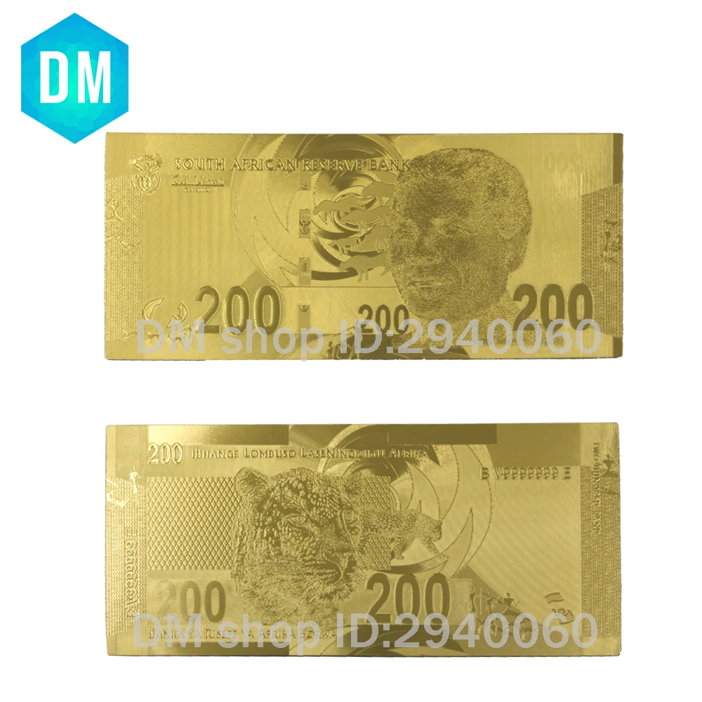 Оригинальный подарок 10 шт./лот 200 Rand бумажные банкноты с леопардовым принтом в