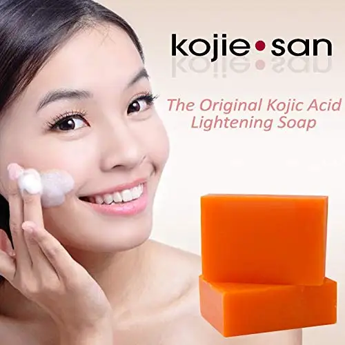 2x65 г Kojie San Kojic кислота глицериновое Отбеливающее мыло с люфой средство для ванны