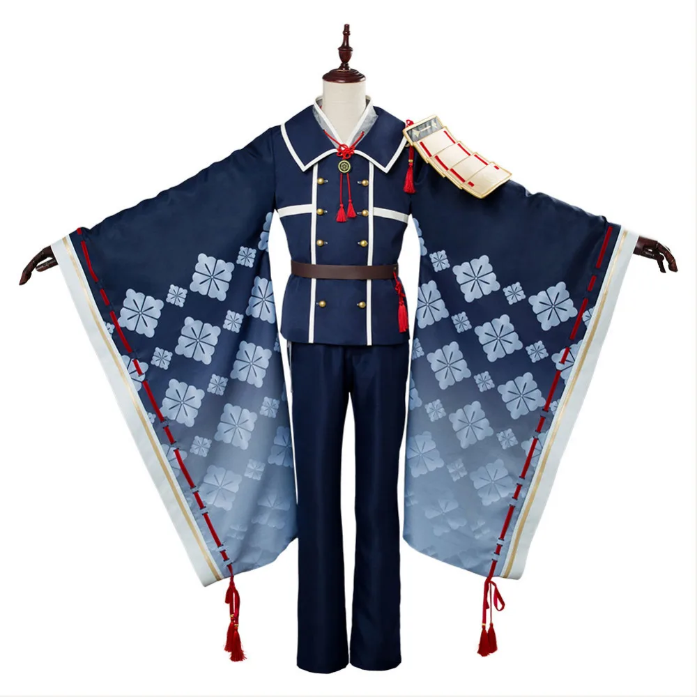 Костюм для косплея Touken Ranbu Hakusan Yoshimitsu костюм с париком полный комплект парик