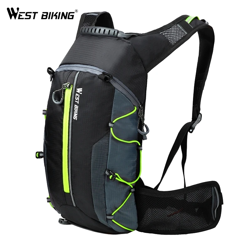 WEST BIKING сумка для велосипеда, ультралегкий спортивный дышащий рюкзак, сумка для велосипеда, портативная складная сумка для гидратации воды, велосипедный рюкзак